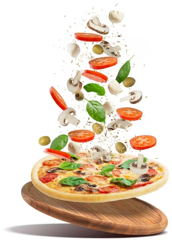 pizza vue détails accueil dolce